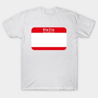 My name is T-Shirt